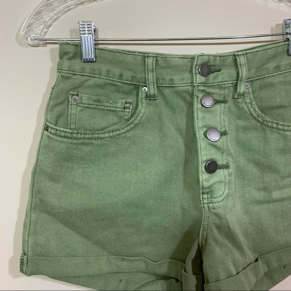 Billabong Button Fly High Waist Shorts - Picture 3 of 8